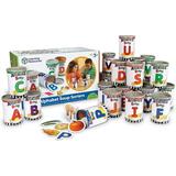 Learning Resources Alphabet Soup Sorters - 208 Pieces Ages 3+ Early Phonics Manipulatives ABCs Alphabet Awareness & Recognition Alphabet Soup Games 3 L x W in