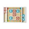 Melissa & Doug Wooden Tic-Tac-Toe Board Game with 10 Self-Storing Wooden Game Pieces (12.5â€� W x 8.5â€� L x 1.25â€� D)