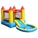 Topbuy Inflatable Bounce House Kids Slide Jumping Castle Pool with Balls and 580W Blower