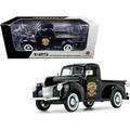 1940 Ford Pickup Truck Black The Busted Knuckle Garage 1/25 Diecast Model Car by First Gear