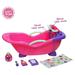 JC Toys For Keeps! Baby Doll Bathtub and Accessories with Real Working Shower Fits Most Dolls Up to 17