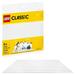 LEGO Classic White Baseplate 11010 Creative Toy for Open-Ended Imaginative Play