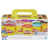 Play-Doh Super Color 20-Pack of 3-Ounce Cans Kids Toys Easter Basket Stuffers Egg Fillers