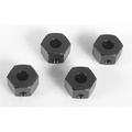 RC4WD RC4ZS1844 12 mm Wheel Hex Conversion for Traxxas TRX-4 Black Anodized