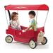 Step2 All Around Canopy Wagon Red Kids Wagon with Canopy