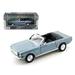 1964 1 by 2 Ford Mustang Convertible Blue 1 by 24 Diecast Model Car