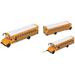 walthers ho scale vehicle international(r) ce school bus - yellow white