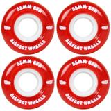 Bigfoot Skateboard Wheels 55mm 83A Soft Cruiser Filmer Wheels Red (Set of 4)