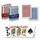 Brybelly Pinochle Playing Cards 12-Pack (6 Red/6 Blue)