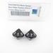 Black Opaque Dice with White Numbers D14 (1-7 Twice) 20mm (25/32in) Set of 2 Wondertrail