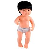 Miniland Educational 15 Asian Boy Baby Doll with Anatomically Correct Features