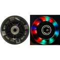 LED Inline Wheels 64mm 82a Skate Rollerblade Ripstik Light Up 4-Pack w/ Bearings