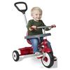 Radio Flyer 3-in-1 Stroll N Trike Grows with Child Red Tricycle for Girls and Boys