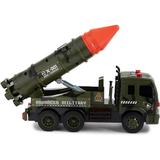 Friction Powered Military Moveable Missle Launcher Truck With Lights And Sound Made out of durable material