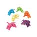 Plush Neon Dogs 1 Pc/Pb - Party Favors - 12 Pieces