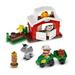 Fisher-Price Little People Happy Animals Farm Action Figure Set 9 Pieces