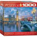 Christmas Eve In London by Dominic Davison 1000 Piece Puzzle Jigsaw Puzzle