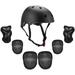 Kids 7 in 1 Helmet and Pads Set Adjustable Kids Knee Pads Elbow Pads Wrist Guards for Scooter Skateboard Roller Skating Cycling