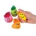 Neon Smile Face Stress Ball - Party Favors - 24 Pieces