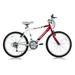 Wonder Wheels 24 In. Mtb 18 Speed Bicycle Bike Steel Frame Alloy Rims 36 H - Burgundy
