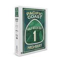 Highway 1 California Half Moon Bay Pacific Coast Highway Sign (1000 Piece Puzzle Size 19x27 Challenging Jigsaw Puzzle for Adults and Family Made in USA)