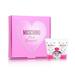 Pink Bouquet by Moschino for Women 3 Piece Set Includes: 0.17 oz Eau de Toilette + 0.8 oz Bath & Shower Gel + 0.8 oz Body Lotion