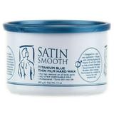 Satin Smooth Natural Pure and Simple Wax ( Titanium Blue Thin Film Hard - 14 oz)