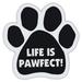 Dog Paw Shaped Magnets: Life Is Pawfect! | Dogs Gifts Cars Trucks