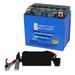 YTX5L-BS GEL Replacement Battery compatible with KTM 400 EXC Racing 05-11 + 12V 1Amp Charger