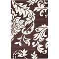 SAFAVIEH Soho Morgan Floral Wool Area Rug Brown/Ivory 5 x 8