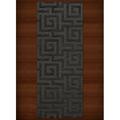 Dalyn Dover Area Rug DV13 Dv13 Ash Squares Maze 2 6 x 12 Rectangle