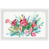 Marmont Hill Festive Flowers Framed Wall Art