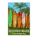Trademark Fine Art Surf Boards Canvas Art by Lantern Press