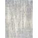 Pasargad Home Beverly Collection Hand-Loomed Bamboo Silk Area Rug- 8 0 X 10 0 Grey/Ivory