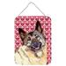 Carolines Treasures LH9173DS1216 Norwegian Elkhound Hearts Love and Valentines Day Portrait Wall or Door Hanging Prints