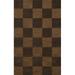 Dalyn Dover Area Rug DV15 Dv15 Caramel Checkered Boxes 9 x 12 Rectangle