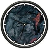 Storm Cloud Design Wall Clock | Precision Quartz Movement | DÃ©cor For School Class Office Bedroom Decoration