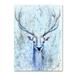 Trademark Fine Art Blue Spirit Deer Canvas Art by Michelle Faber