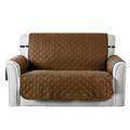 iMountek Reversible Sofa Cover Chair Loveseat Couch Slipcover Cushion Furniture Protector Chocolate 2S