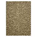 Nourison Design Dimension Area Rug Brown 2 3 x 8 Runner Latex Free Animal Abstract 8 Runner Runner Indoor Beige