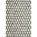 SAFAVIEH Studio Leather Merton Geometric Area Rug Ivory/Grey 4 x 6