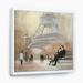 Designart Love in Paris VI Romantic French Country Framed Canvas