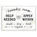 The Stupell Home Decor Collection Laundry Room Help Needed Apply Within Wall Plaque Art