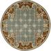 Nourison Julian Hand-tufted Area Rug Brown 6 Round Latex Free Nature Abstract 6 Square Brown Round