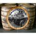 Whiskey Barrel Head American Hot Rod Custom Coupe Wall Art Bar Sign Home decor