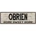 OBRIEN Rustic Home Sweet Home Sign Gift 6x18 Metal Decor 206180084234