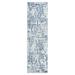 Couristan Calinda Samovar Steel Blue-Ivory Runner Rug