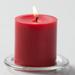 Richland Pillar Candles 3 x 3 Red Set of 48