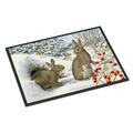 Carolines Treasures ASA2181JMAT Winter Rabbits Door Mat Indoor Rug or Outdoor Welcome Mat 24x36 Doormat 36 L x 24 W