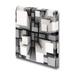 Canvas Prints Wall Art - 3D Abstract Square Pillar Geometric Pattern | Modern Wall Decor/Home Decoration Stretched Gallery Canvas Wrap Giclee Print & Ready to Hang - 24 x 24